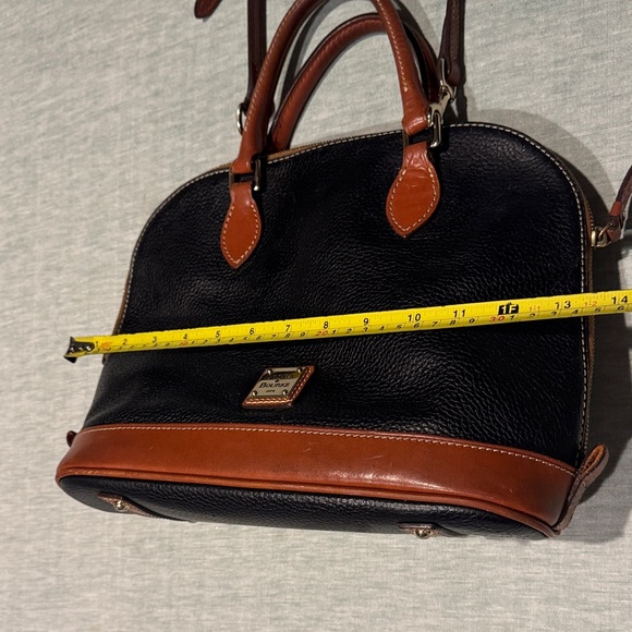 Dooney & Bourke Black and Brown Shoulder Bag - Picture 16 of 17